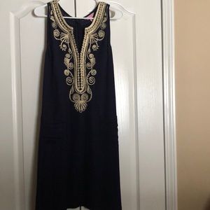 Lilly Pulitzer Embroidered Midi Dress
